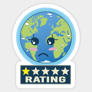 One Star Rating Sticker